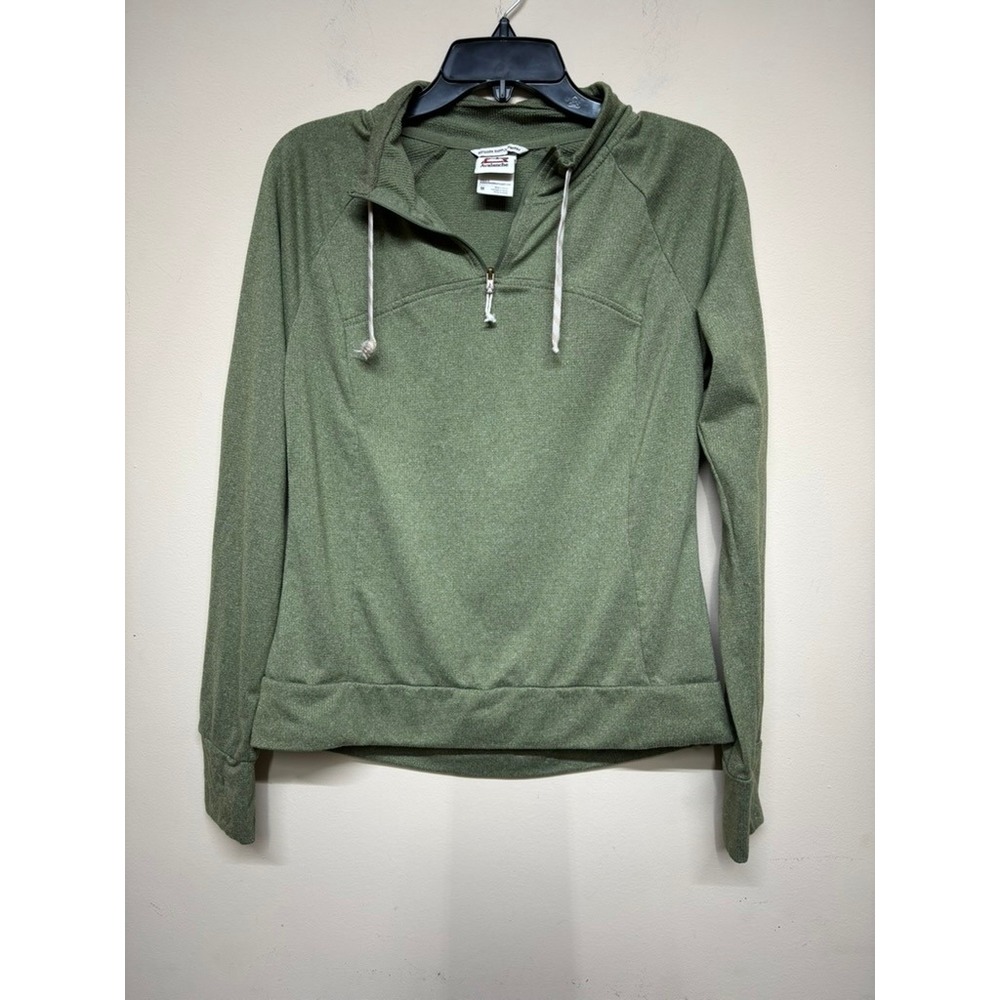 Avalanche Green Quarter Zip Hoodie‎ Pullover Medium Outdoor Athleisure